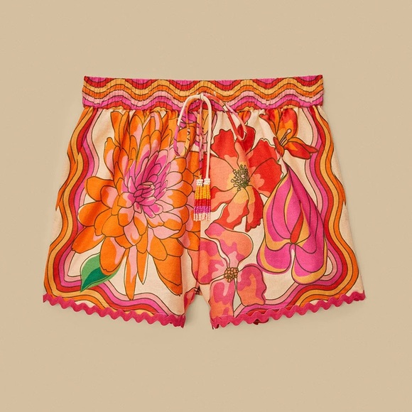 Farm Rio Spring Affair Shorts - Picture 2 of 6